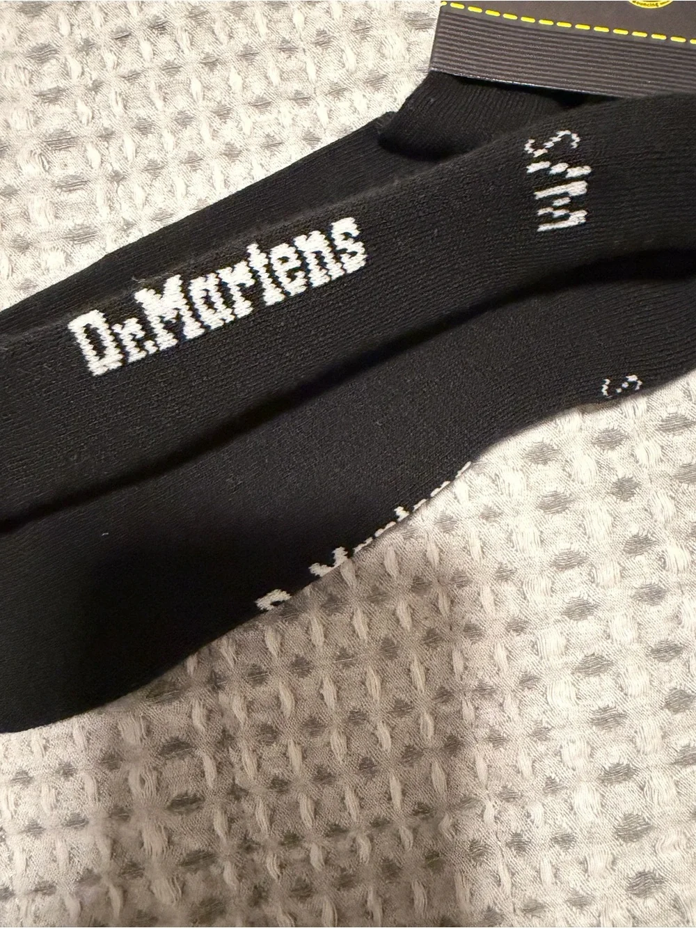 NEW Dr. Martens Black Bow Socks, Sz. Small/Medium… Cute!!!